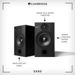 Cambridge Audio SX60 Passive Standmount Speakers - Matte Black