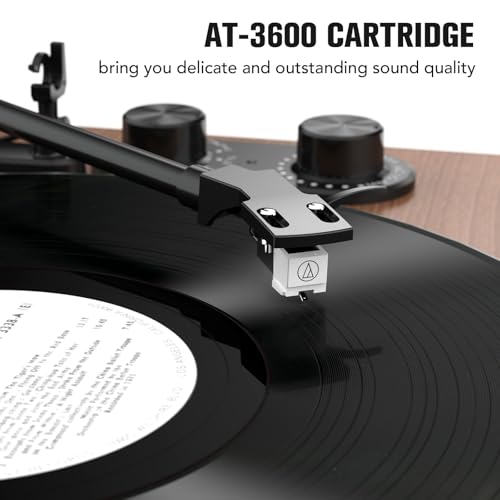 Udreamer Hi-Fi Turntable System with Bluetooth Speakers