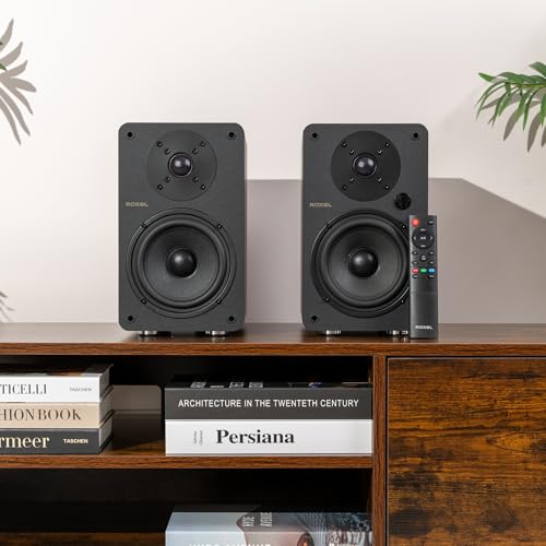 Roxel Onyx High-Power Wireless Bookshelf Speakers