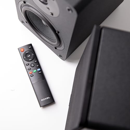 Roxel Onyx High-Power Wireless Bookshelf Speakers