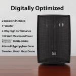 Dual LU43PB 4-Inch 3-Way Indoor/Outdoor Speakers