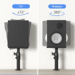 Clamp-On Speaker Stand Mount Set - 2 Pack