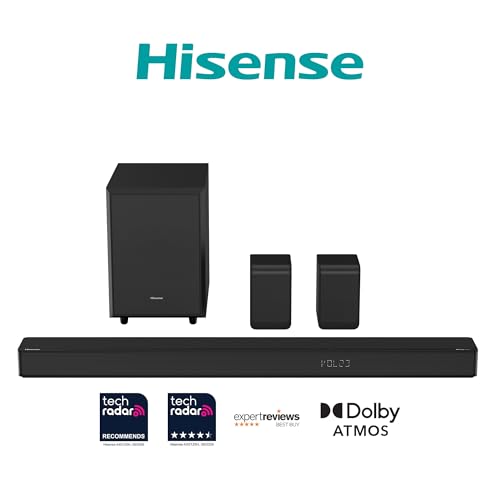 Hisense 5.1.2 Channel Dolby Atmos Soundbar System