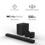 Hisense 5.1.2 Channel Dolby Atmos Soundbar System