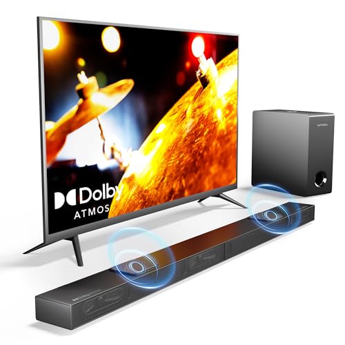ULTIMEA 3.1.2ch Dolby Atmos Sound Bar System