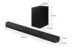 Samsung Q60C Soundbar: Dolby Atmos & DTS:X Surround