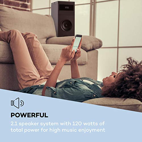 AUNA Karaboom 100 2.1 Bluetooth Tower Speaker