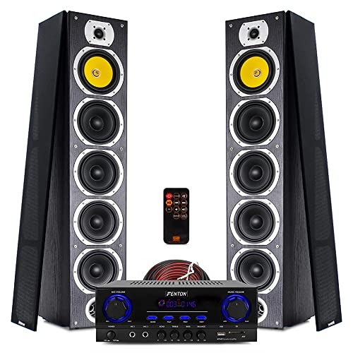 Fenton SHFT57 HiFi Bluetooth Tower Speakers System