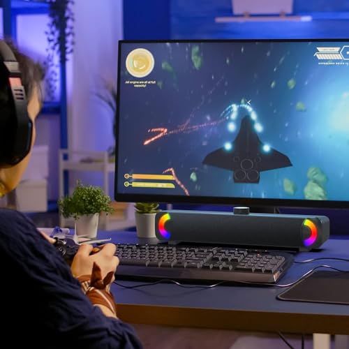 HPYLIF PC Speakers with RGB 3D Surround Sound