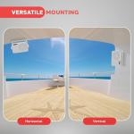 Pyle 3.5" Waterproof 200W 3-Way Mini Speaker