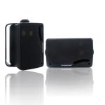 STUDIOFINIX Waterproof 3-Way Outdoor Speakers - Black