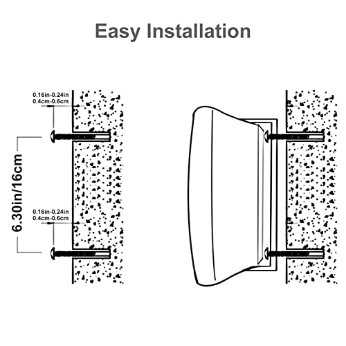 Herdio 200W Waterproof Outdoor Speakers for Home