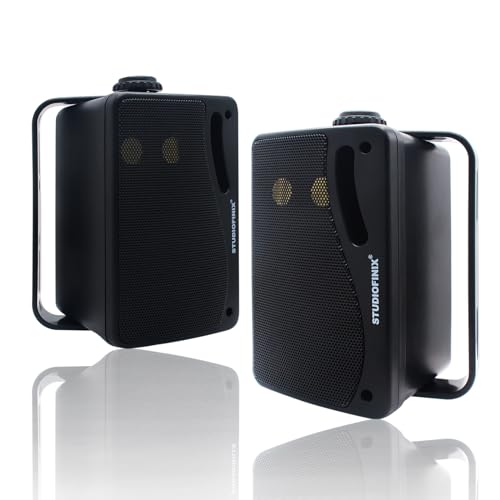 StudioFinix 3.5" Waterproof Outdoor Bluetooth Speakers