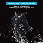 STUDIOFINIX Waterproof 3-Way Outdoor Speakers - Black