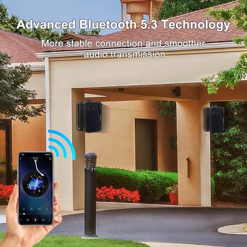 StudioFinix 3.5" Waterproof Outdoor Bluetooth Speakers