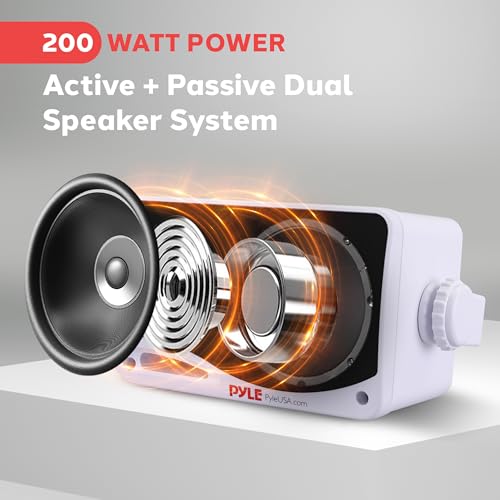 PYLE Waterproof Bluetooth Speakers - Set of Two