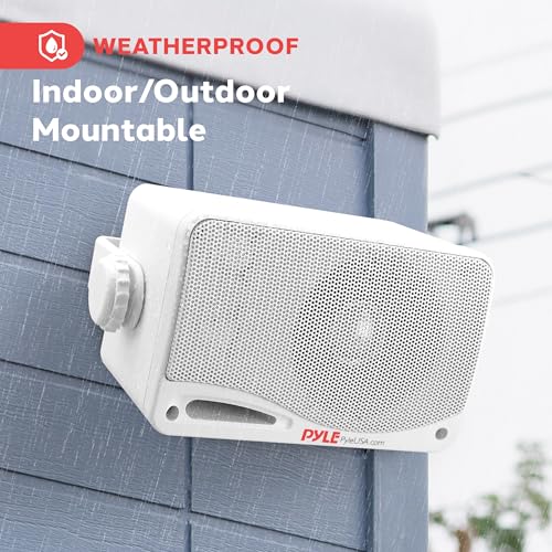 PYLE Waterproof Bluetooth Speakers - Set of Two