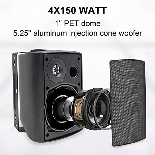 STUDIOFINIX 600W Bluetooth Indoor-Outdoor Speaker System