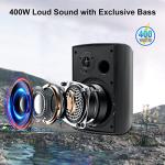 Waterproof 6.5" 400W Outdoor Wall Mount Speakers