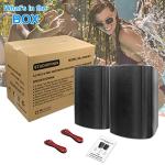 Waterproof 6.5" 400W Outdoor Wall Mount Speakers