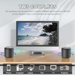 OrcoW Portable Bluetooth Speaker with HD Stereo Bass