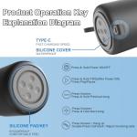 OrcoW Portable Bluetooth Speaker with HD Stereo Bass