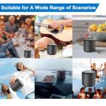 OrcoW Portable Bluetooth Speaker with HD Stereo Bass