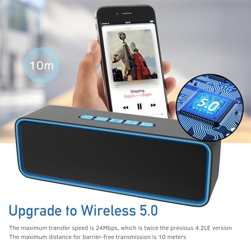 Sonkir Portable Wireless Mini Speaker with 3D Bass