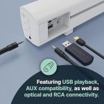 MAJORITY Bowfell 50W Bluetooth Sound Bar (White)