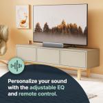 MAJORITY Bowfell 50W Bluetooth Sound Bar (White)