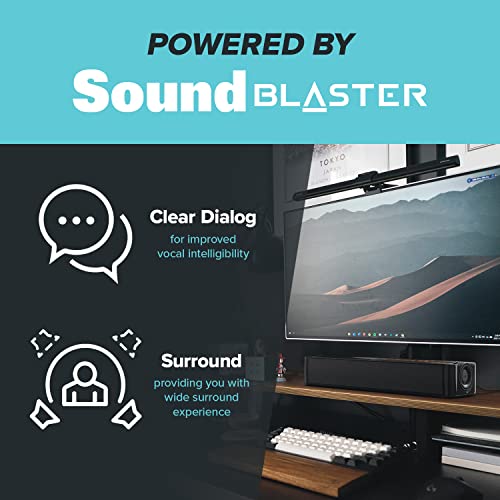 Creative Stage SE Bluetooth Under-Monitor Soundbar
