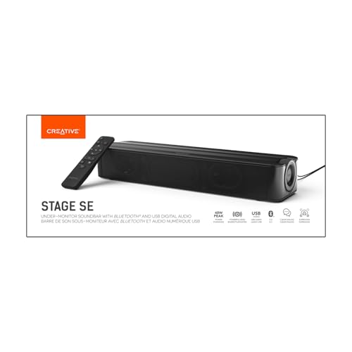 Creative Stage SE Bluetooth Under-Monitor Soundbar