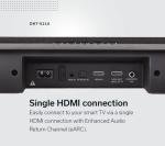Denon DHT-S216 Bluetooth Soundbar with Built-in Subwoofers
