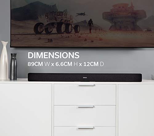 Denon DHT-S216 Bluetooth Soundbar with Built-in Subwoofers