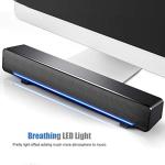 Cigemay Portable 3D Stereo Soundbar for Home