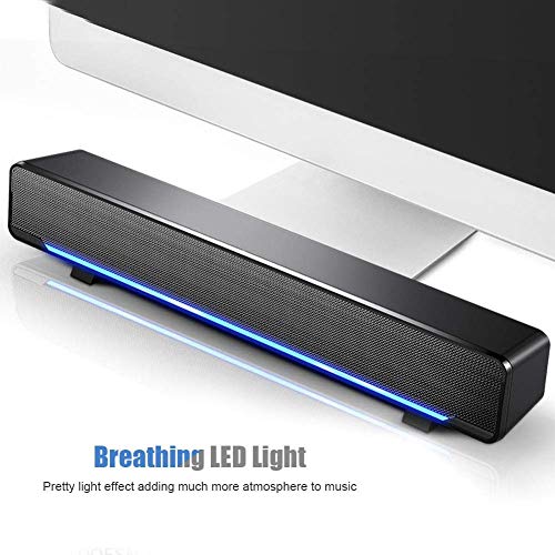 Cigemay Portable 3D Stereo Soundbar for Home