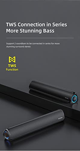 Roxel RSB100 Portable Bluetooth Soundbar for TV