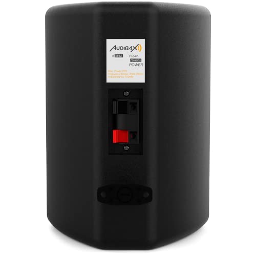 Audibax Pícolo PR41 HiFi Bookshelf Speakers - Black