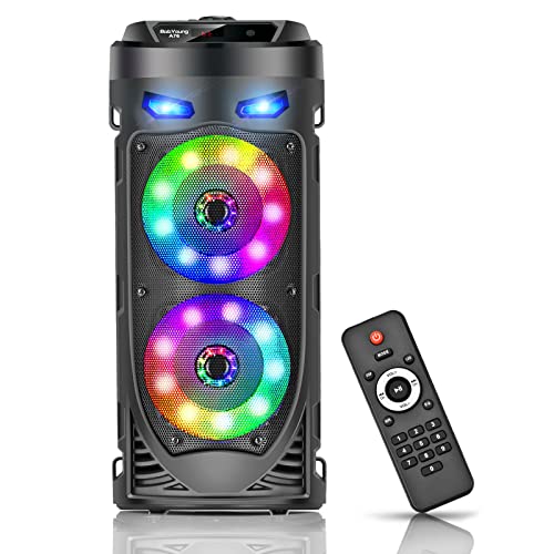 30W Portable Bluetooth Speaker with LED Lights