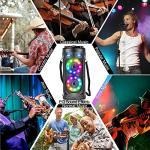 30W Portable Bluetooth Speaker with LED Lights