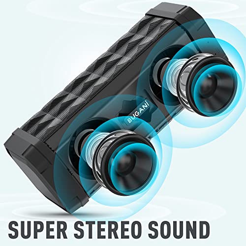 BUGANI Portable Bluetooth Speaker with Deep Bass