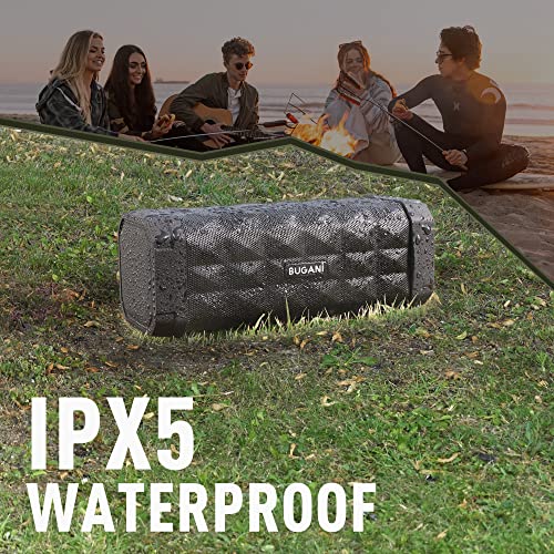 BUGANI Portable Bluetooth Speaker with Deep Bass