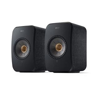 KEF LSX II Wireless Bookshelf Speakers - Black