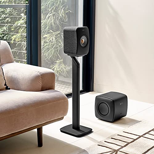 KEF LSX II Wireless Bookshelf Speakers - Black