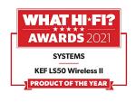 KEF LS50 Wireless II Active Stereo Speakers - Crimson