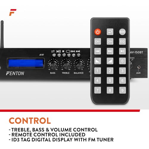 Fenton AV-150BT HiFi 5-Channel Bluetooth Amplifier