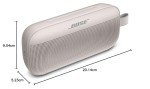 White Bose SoundLink Flex Portable Bluetooth Speaker, Waterproof