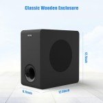 BESTISAN 6.5'' Home Audio Subwoofer, Deep Bass Response