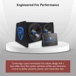 Rockville RV12.2B 1200W Dual Subwoofer System