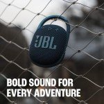 JBL Clip 4 - Portable Bluetooth Speaker (Blue)